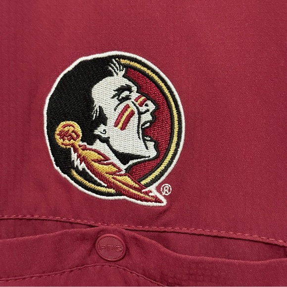 Columbia PFG, men’s Florida State University garnet fishing shirt size XXL - Picture 5 of 13